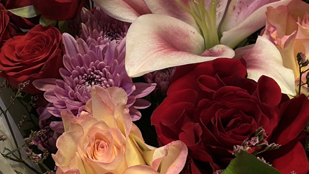 ❣️واما تجيبلي شويّة ورد 
ببقى طايره ومش ع الارض❣️