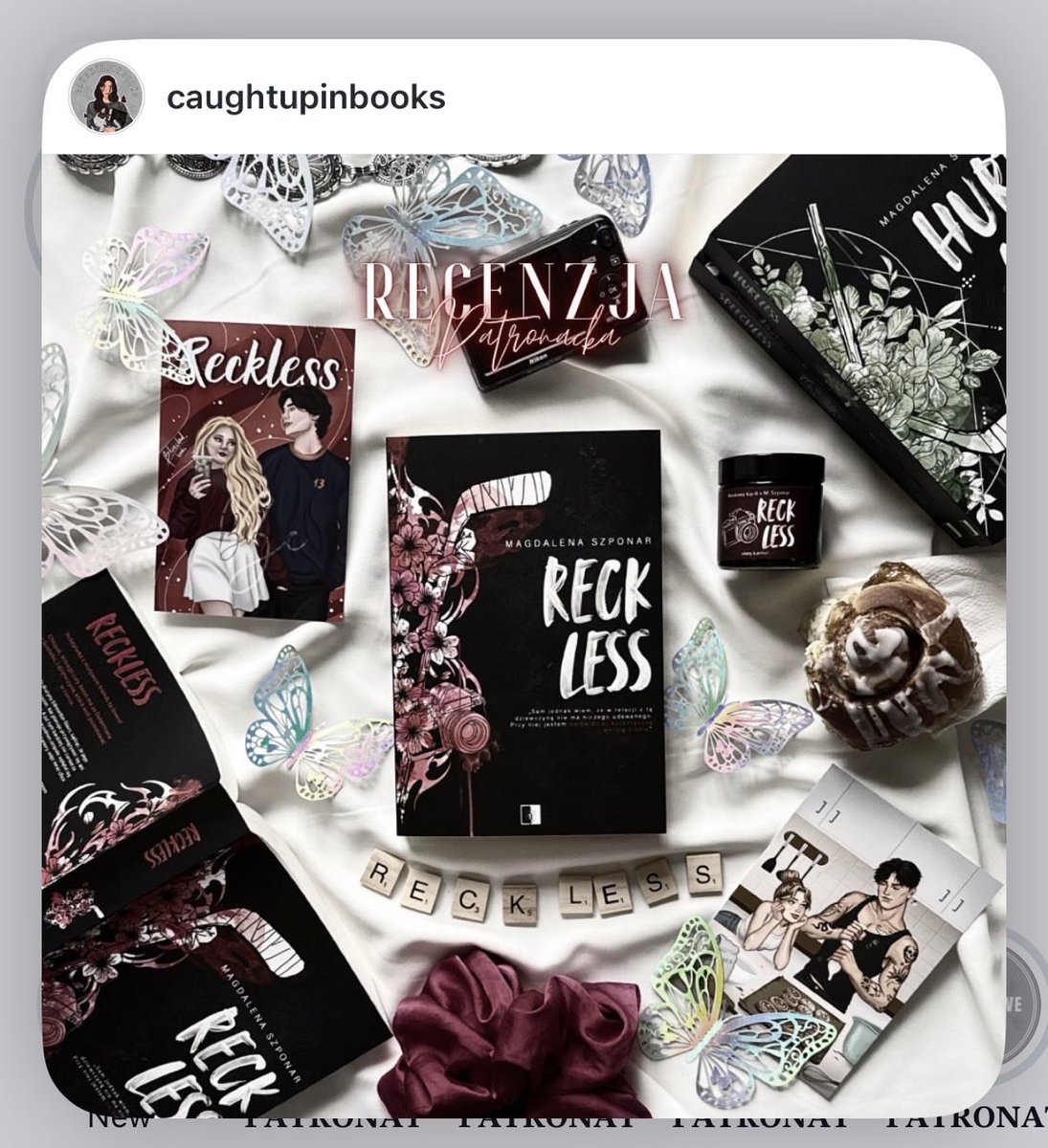 kosobudzka_a's tweet photo. Hejka! Wpadła recenzja #recklessms możecie wbić 🤭 https://t.co/ZyD6MHvIbO