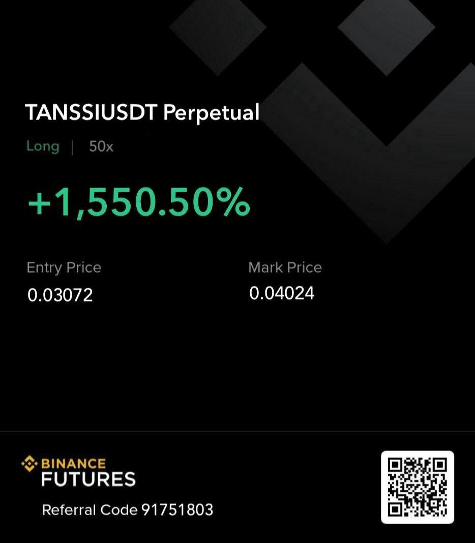 Mannuel_crypto7's tweet image. #TANSSI/USDT ✅
PROFIT: 1,550.50%
ALL TAKE PROFIT ACHIEVED

CONGRATULATIONS TO ALL PRIVATE GROUP MEMBERS

Join here: t.me/+JLgSyhTNtL9jN…

$ASTER $AVNT $SOMI $FHE $ALPINE $GRASS $THE $FORM $USELESS