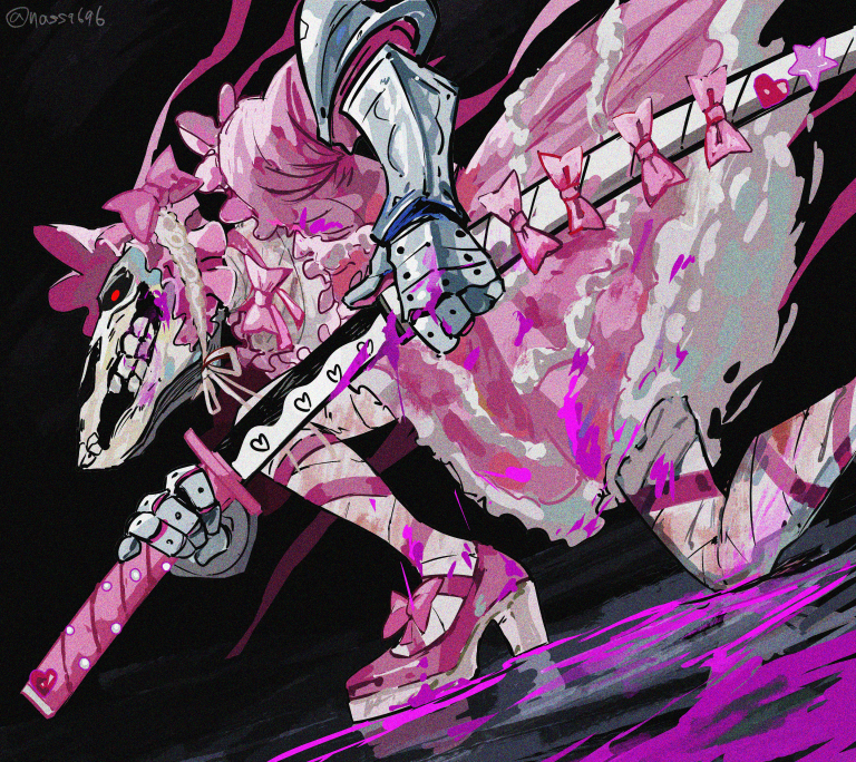 nass9696's tweet image. 🎀Ribbon Warrior🎀
I remade my past creature designs as warriors in Lolita fashion.