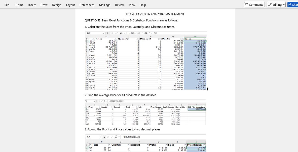 Fredaann1's tweet image. Another week of Data analytics learning with @TDataImmersed team. This week was all about learning basic excel functions,how they work and when to use them. It was a wonderful experience of learning. @DabereNnamani @msexcel @JudeRaji_ #TDI