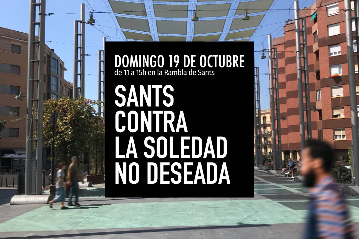 ✨ El domingo, el barrio de Sants de Barcelona se vuelca en la lucha contra la #SoledadNoDeseada y acoge una Jornada participativa llena de actividades para todo el mundo de 11 a 13 horas. ¡Ven, participa y #RompeLaSoledad!
👉Más en RompeLaSoledad.org