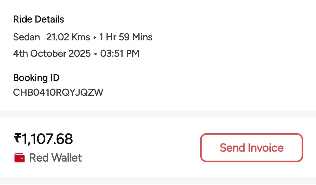 ShockingStocks's tweet photo. @REDTaxiInd But the charges will be huge.. Despite my complaint it's not been resolved https://t.co/BMhi0VIZtv
