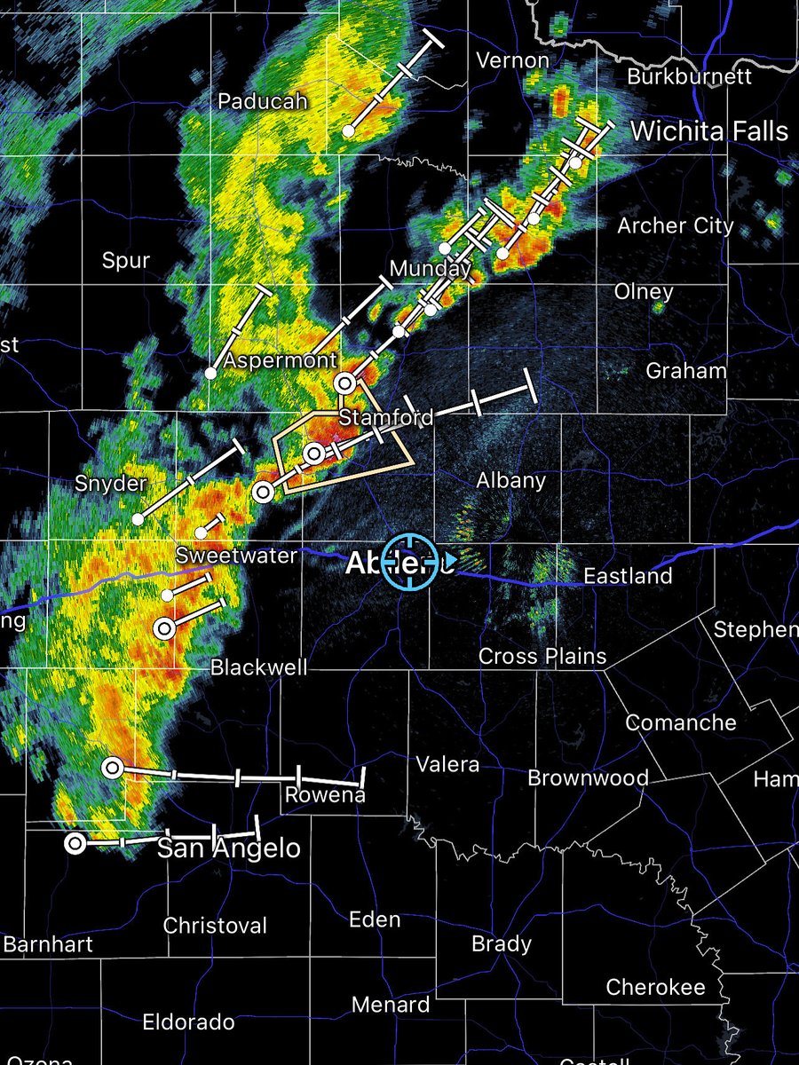 ⛈️ A line of storms is approaching the area soon — so keep that rain gear handy! The Walk to End Alzheimer’s in Abilene is rain or shine, so grab a jacket or umbrella and join us! Heather and I can’t wait to see everyone! 💜☔ #txwx #Abilene #WalkToEndAlz