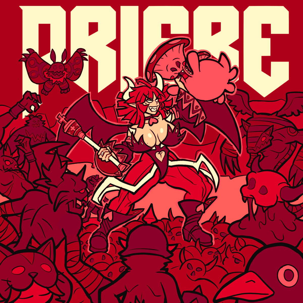 Rip and tear. Day 18 : Boxart homage #Disgaeatober2025