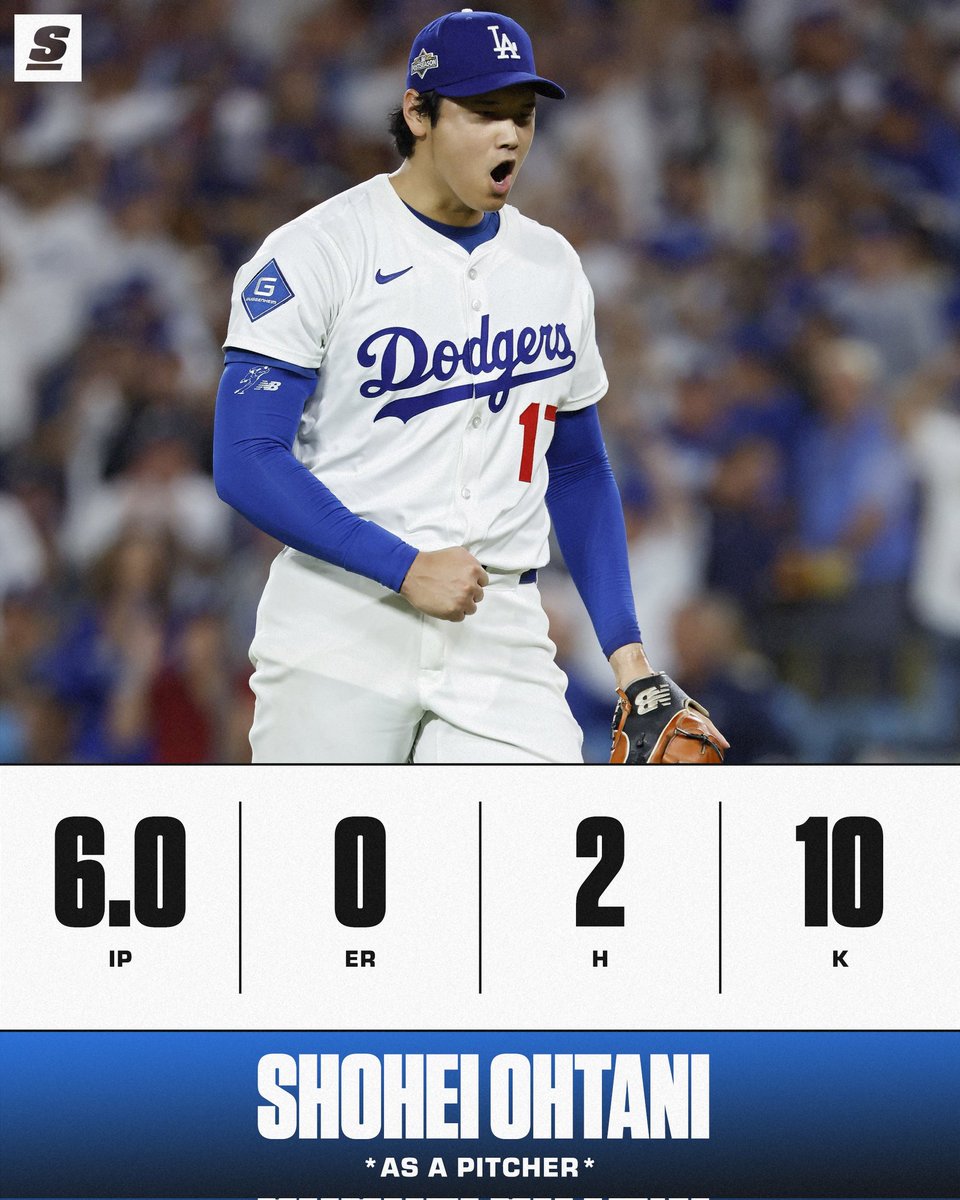 VALERA_JONATHAN (@valera_rd1) on Twitter photo ¡¡HISTORIA!!
Ohtani la mejor actuación en la historia de la MLB. Lanzó 6 entradas, ponchó a 10 bateadores, no permitió carrera, se llevó la victoria. Ah, e hizo 3 jonrones, leyeron bien, tres… el mejor de la historia.
<a href="/vozdelfanatico/">La Voz del Fanático</a>
<a href="/laluzjose/">Jose Laluz</a>
👽👽👽👽👽👽
#Postseason
#MLB ¡¡HISTORIA!!
Ohtani la mejor actuación en la historia de la MLB. Lanzó 6 entradas, ponchó a 10 bateadores, no permitió carrera, se llevó la victoria. Ah, e hizo 3 jonrones, leyeron bien, tres… el mejor de la historia.
<a href="/vozdelfanatico/">La Voz del Fanático</a>
<a href="/laluzjose/">Jose Laluz</a>
👽👽👽👽👽👽
#Postseason
#MLB