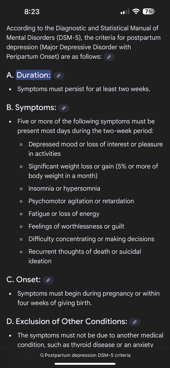ilaugh_last2's tweet photo. @timber172527 @KitPeacock @Denita_fit That’s not what post partum depression is at all. It’s depression w/ a diff onset. I hate that social media has made it common to throw around mental health terms. We DX ppl using the dsm based on SXs not hormones. Y’all gotta leave some things to the ppl that get paid to do it https://t.co/YXcFTKSMTq