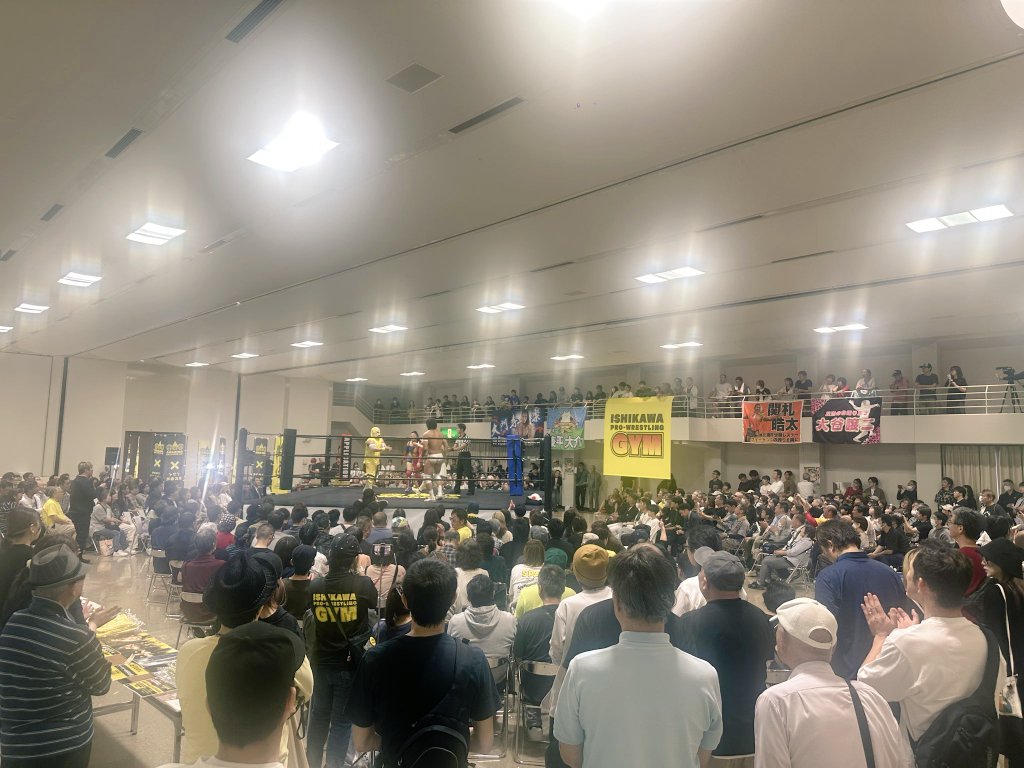 石川プロレス旗揚げ戦
無事に終了致しました。

夢を見て育ててくれた石川県に
これからもプロレスの力で

恩返しをし続けたいと思います。
これがきっと私の役目。

本当にありがとうございました。
#石川プロレス