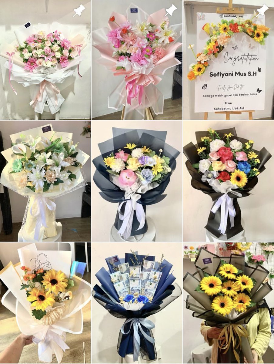 unicefess's tweet photo. [PP]

Liam Florist ada di Unnes! Menjual hampir 10.000 buket
- Buket start 20k an
- Flowers box &amp; akrilik lengkap 60k an!
- Terima buket dadakan &amp; bisa ditunggu
- ⁠Katalog Buket lengkap bisa cek di Shopee (https://t.co/PHjvQNmh1f) &amp; IG (https://t.co/BLxbCISjmn) 
📍Jl Taman siswa https://t.co/6WHCLRiNca