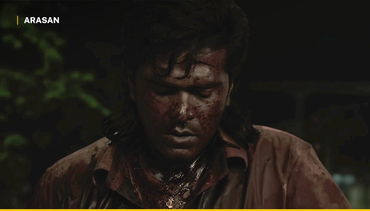 IMDb_in's tweet image. You don’t mess with @SilambarasanTR_ when he’s a bloody gangster. 🔥💥

What did you think of the #Arasan promo? 👀

#STR #Silambarasan #ArasanPromo