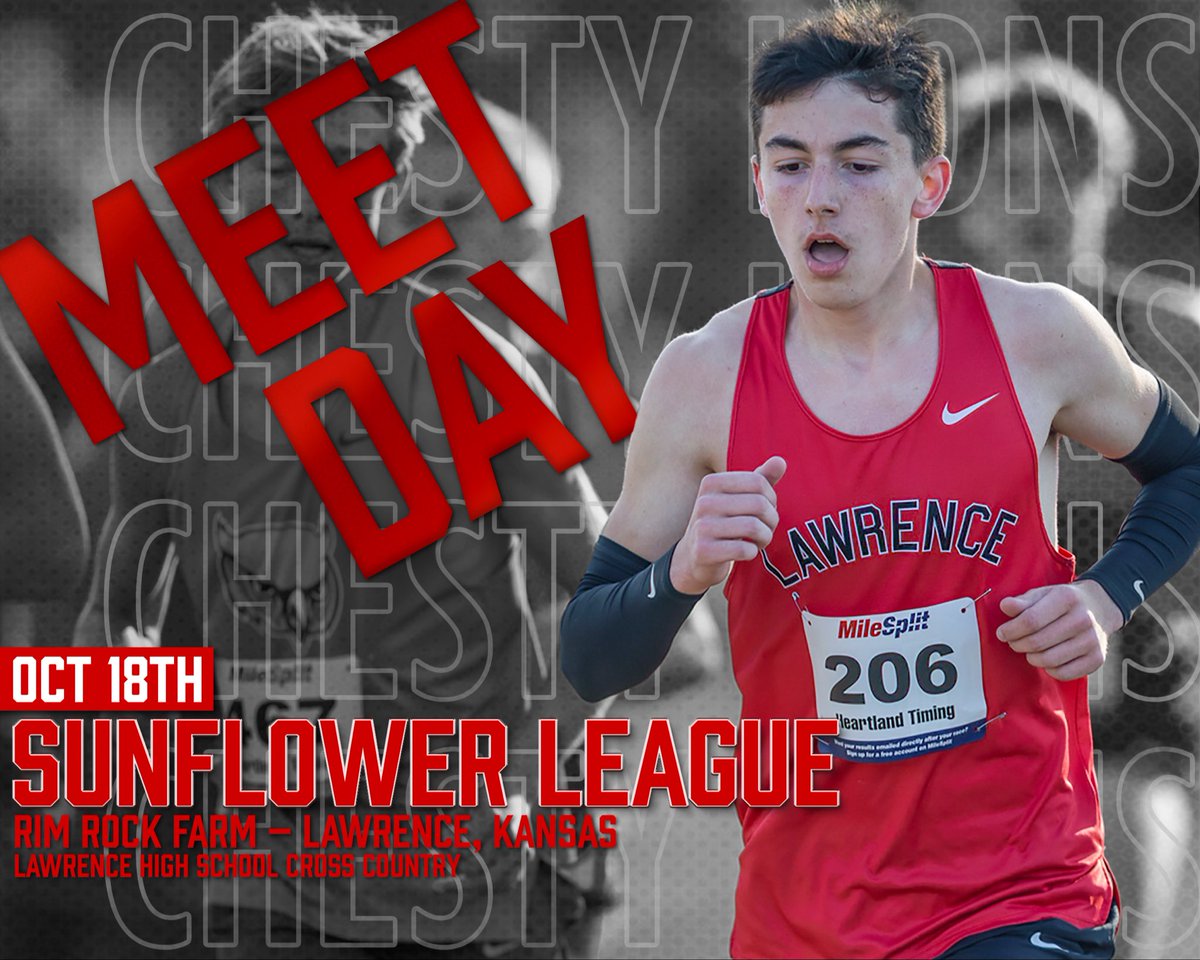 Sunflower League is today!! We take on the states best at Rim Rock with races starting at 9AM!

LIVE results: results.blacksquirreltiming.com/meets/57785

Let’s eat! 🦁💪 
#chestyculture