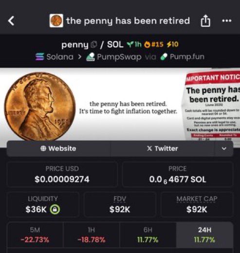 WhaleHuntepti's tweet image. The real alpha isn’t public — it’s private 🔒
$penny $92K MC→ $496K
📩 DM for access behind the door.

#PrivateAlpha #CryptoNetwork #SolanaMoves

57JLWjkbzjPngmpwtxLzeLTCPYcmRkLUzvvAPohaWhRm