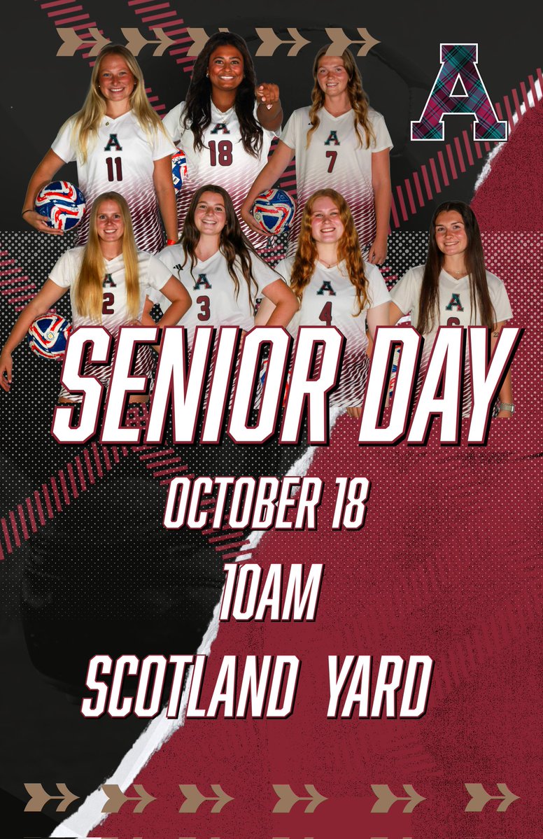 Alma College Women's Soccer (@almascotswsoc) on Twitter photo ๐จSenior Day at the Yard๐จ
Alma College v  Saint Mary's College 
๐ 10am Kickoff
๐ Scotland Yard 
๐ฅ miaasportsnetwork.com/?S=almascots
๐ almascots.com/sidearmstats/wโฆ
#NewEra ๐จSenior Day at the Yard๐จ
Alma College v  Saint Mary's College 
๐ 10am Kickoff
๐ Scotland Yard 
๐ฅ miaasportsnetwork.com/?S=almascots
๐ almascots.com/sidearmstats/wโฆ
#NewEra