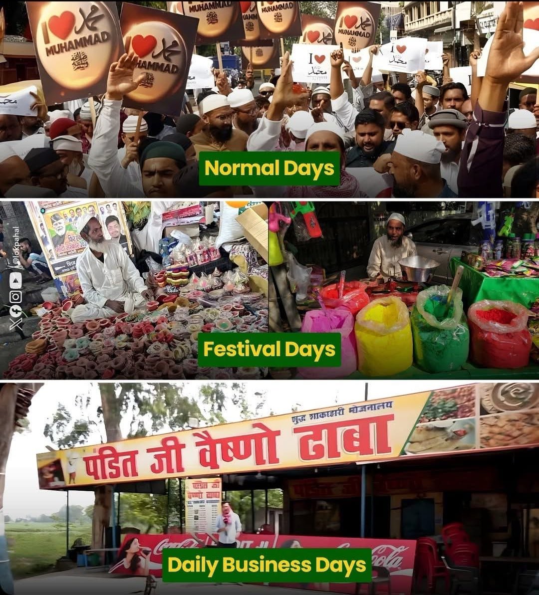 Know who they are!!

Hindus, remember: Our Gods and our festivals are just business for them.