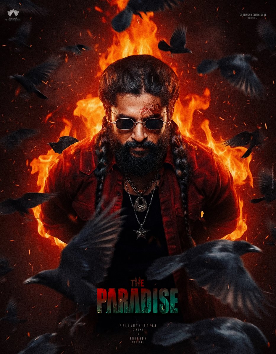 <a href="/NameisNani/">Nani</a> as “JADAL” in <a href="/TheParadiseOffl/">THE PARADISE</a> 💥

Design by <a href="/thebackpckerboy/">Suryateja Kandukuri</a> 📍

<a href="/odela_srikanth/">Srikanth Odela</a> <a href="/anirudhofficial/">Anirudh Ravichander</a> <a href="/SLVCinemasOffl/">SLV Cinemas</a> #TheParadise #NaturalStarNani #Nani