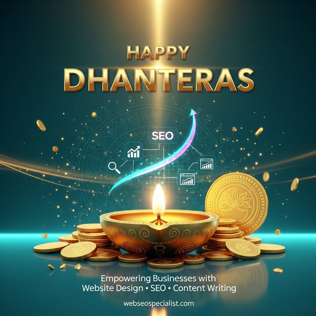 webseospecialis's tweet image. This Dhanteras, let your brand shine brighter than gold!
Light up your business growth with powerful SEO, smart web design &amp;amp; content that converts.Let’s make this festive season digitally prosperous!
#HappyDhanteras #DigitalProsperity #WebSEOSpecialist #SEOExperts #WebsiteDesign