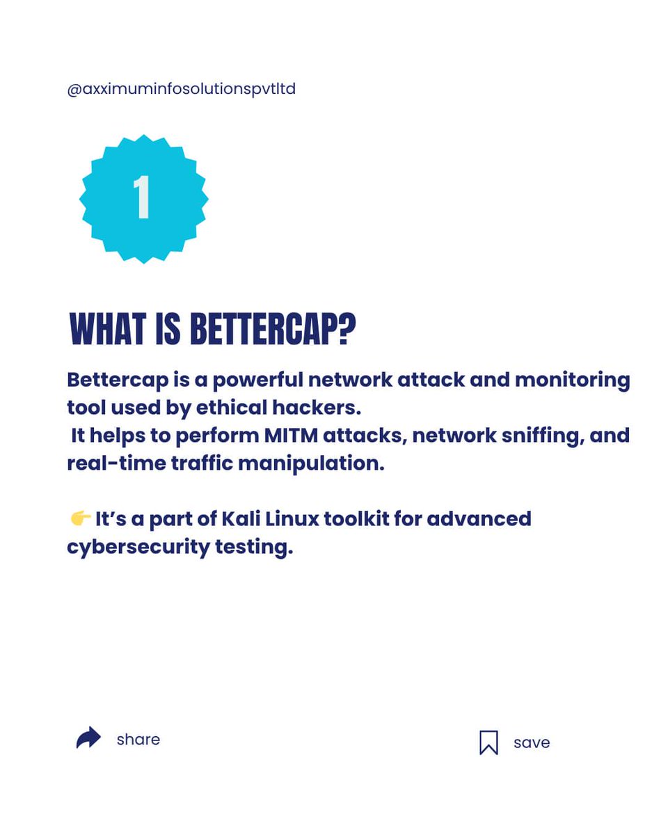 Anastasis_King's tweet image. 🛠️ Bettercap — Network Recon & MITM Framework
Powerful toolkit for network monitoring, protocol inspection, and authorized MITM-style testing — ideal for defenders to validate detections and for learning how attackers operate.
#Bettercap #NetworkSecurity #MITMDetection