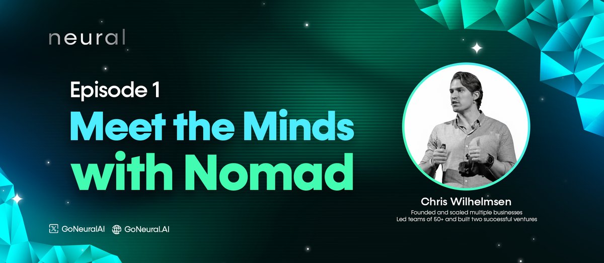 GoNeuralAI's tweet image. 🧠Meet the Minds: Episode 1 Nomad

Starting out in law and economics, Nomad took an unexpected turn into travel influencing, building an audience of over 200k followers. From there, he founded and scaled multiple businesses, leading teams of 50+ and successfully exiting two…