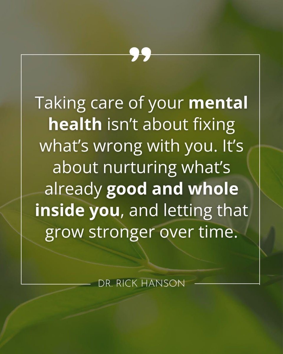 Rather than being hard on yourself, focus on nurturing what’s good in you and letting that grow stronger.. #rickhansonphd #WeekendInspiration #ThinkBIGSundayWithMarsha #QuotestoUplifttheSpirit #quotestoliveby #LessonsofLife #SuccessFormula #success #possibilities