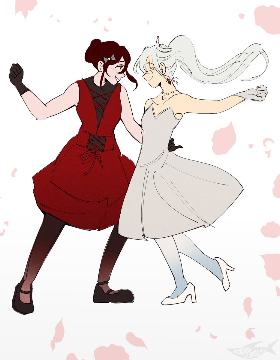 sadscruffy's tweet image. #RWBY #RWBYfanart #whiterose