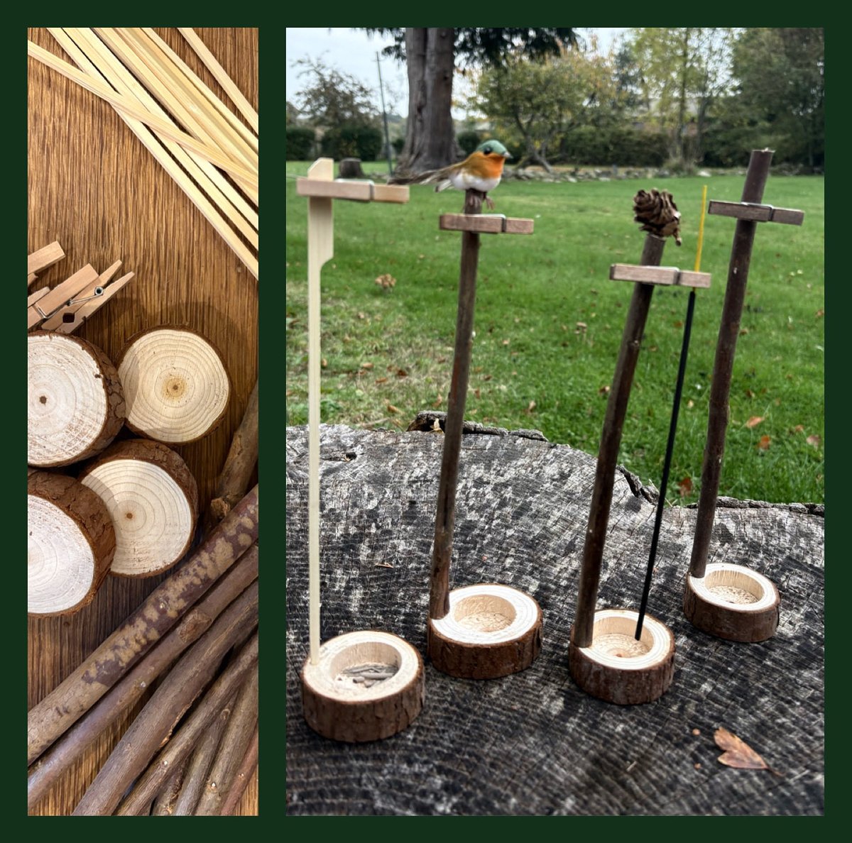 leannekeeley80's tweet photo. Crafting with nature #AutumnVibes #incensestick holders 🤩 https://t.co/YJx1rK1rTM