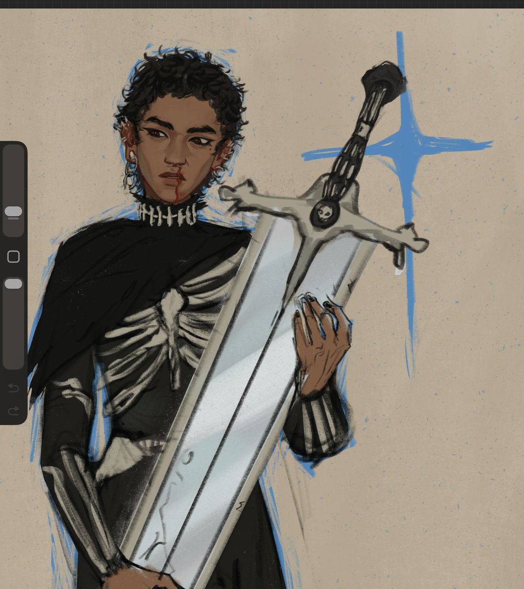 lil harrow i sketched while reading htn :] #tlt #TheLockedTomb