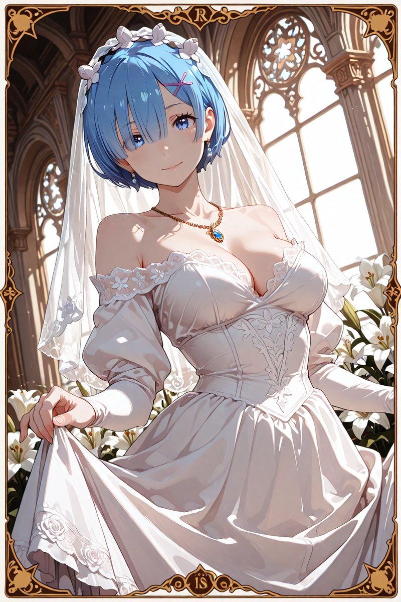 レム - ウェディングドレス

#リゼロ  #レム