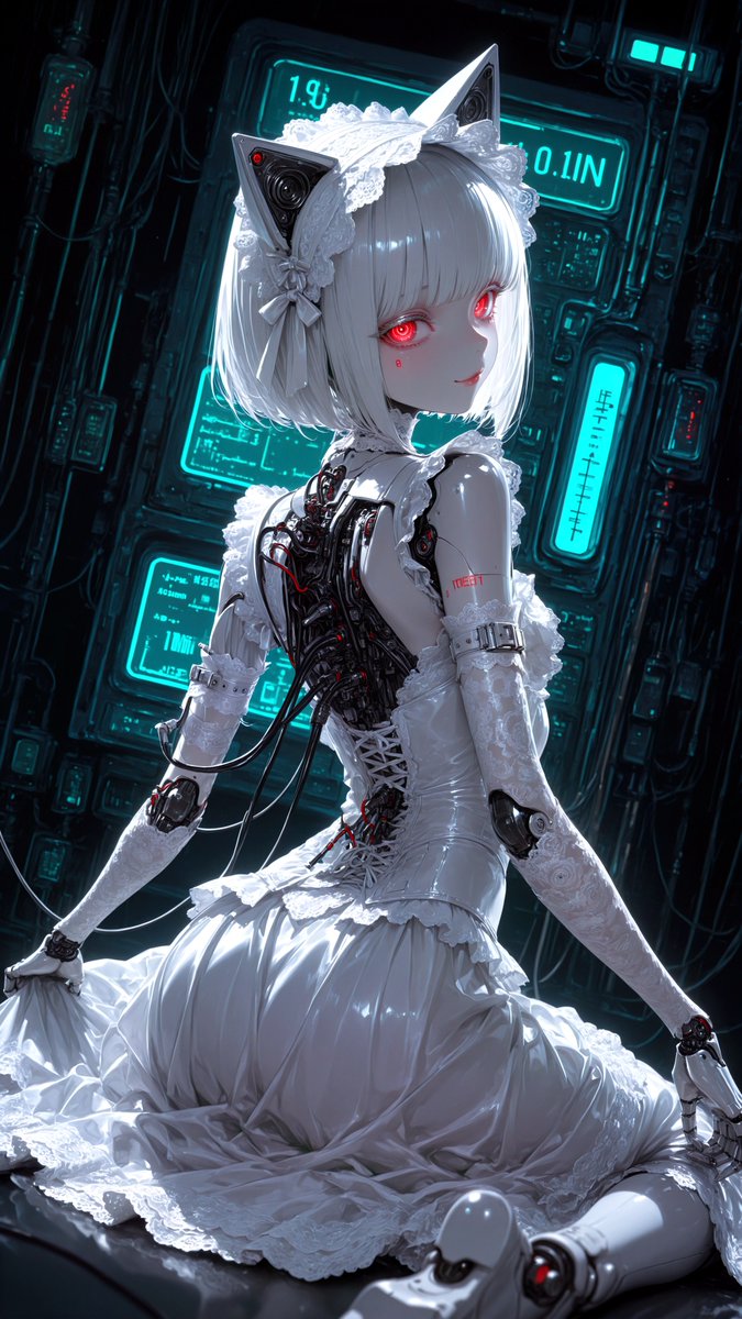 palealloy's tweet image. #AIイラスト #Aiart #サイボーグ娘 #cyborg #ネコ子
4K image test