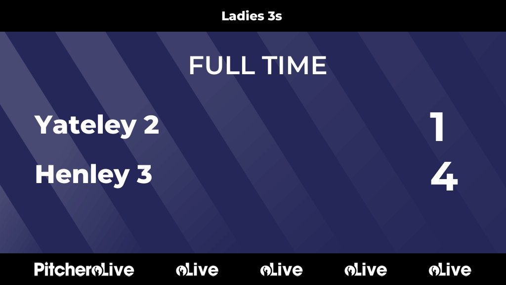 FULL TIME: Yateley 2 1 - 4 Henley 3
#YATHEN #Pitchero
henleyhockeyclub.co.uk/teams/78063/ma…