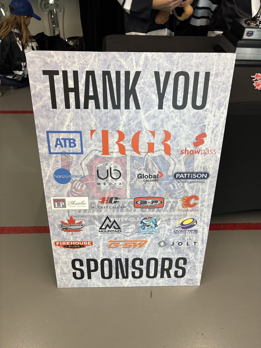 Atb financial proud to play a small role in helping the police/firefighter charity game at Winsport today! Raising money for some amazing causes! Thank you Tim Morrish from Gear valet setting this all up