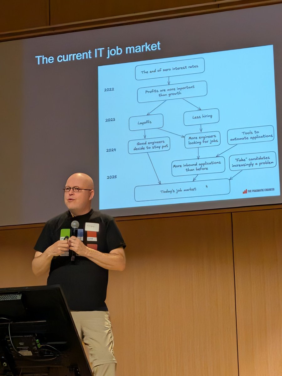 alicekeeler's tweet photo. "for junior roles, build out your networks" @puf

@GDGWaterloo #devfest #devfestWaterloo https://t.co/kHorvIucPV