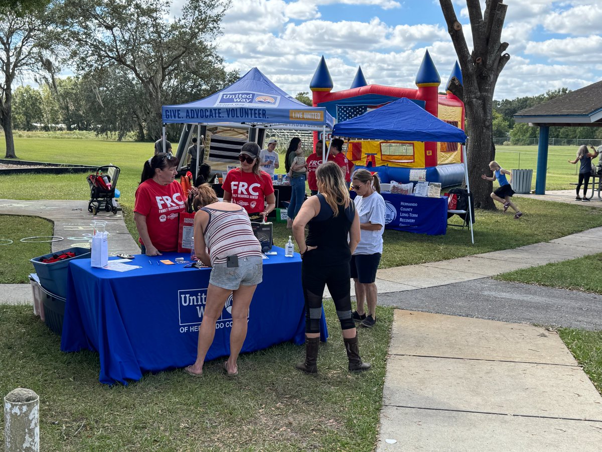 Hernando County Emergency Management and United Way of Hernando County hosted the Stonger Together Resiliency event at Ridge Manor Community Park to come together for a day of healing, preparedness, and resilience one year since Hurricane Milton.