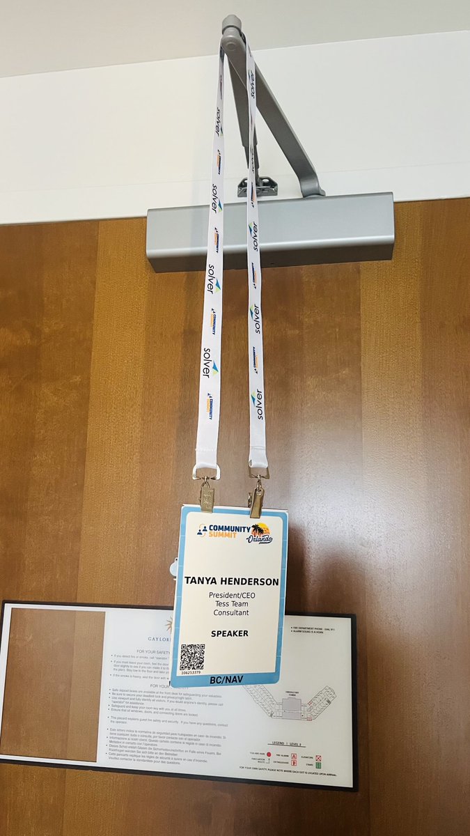 TanyaTessTeam's tweet image. Since my BC blonde cohost ⁦@1ShannonMullin1⁩ it’s not staying with me. I gotta make sure not to lose my badge.  Pro tip from Shannon Mullins put your badge on the door.  #summitna #bcblondes #msdyn365bc