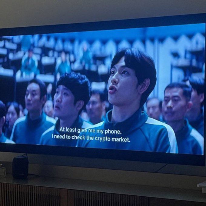 "It's the weekend. Stop checking crypto, relax, and go watch a good movie."

The movie: