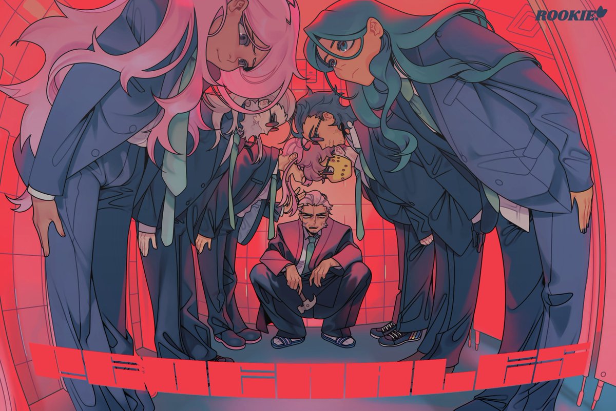 it's finally done! a federale meeting in the toilet, everyone bows in respect for their leader (though probably just so they can take a cool photo!)

from the left it's reina, lando, hazel, osvaldo, jack, leo and maddie!

[ #NoPixel  #GTARP ]