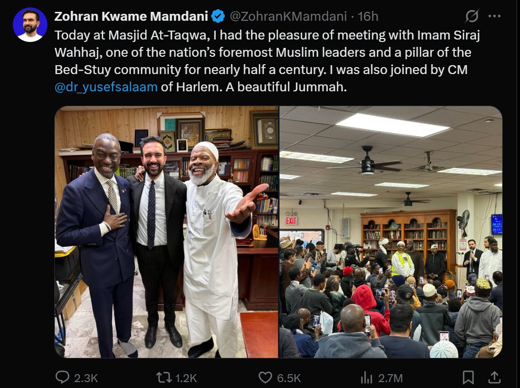 NYC better wake up. Mamdami is showing you who he is. Do not listen to what he's telling you, pay attention to what he is doing.