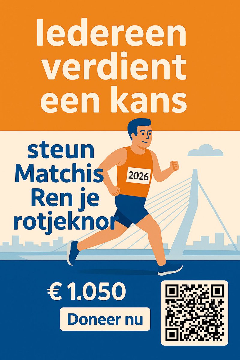 Ik wil graag voor <a href="/MatchisNL/">Stichting Matchis</a> geld ophalen voor hún onderzoeken.

Hiervoor loop ik:
8 maart 2026 De halve marathon van Lissabon

12 april 2026 De marathon van Rotterdam

sterkvoormatchis.nl/fundraisers/le…