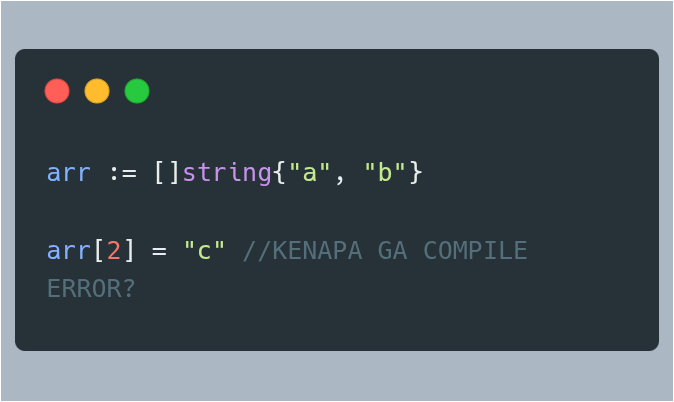 GhibranJaringan's tweet image. Gw benci array 😡😡

Sangat unsafe.

Gw tau ini masalah simple bgt.
Tapi kalo habis marathon coding 9 jam jadi ga nyadar