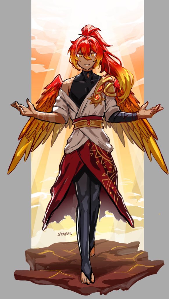 Haii (^-^)/

My name is Phoenix or Nix , the Sun God Vtuber