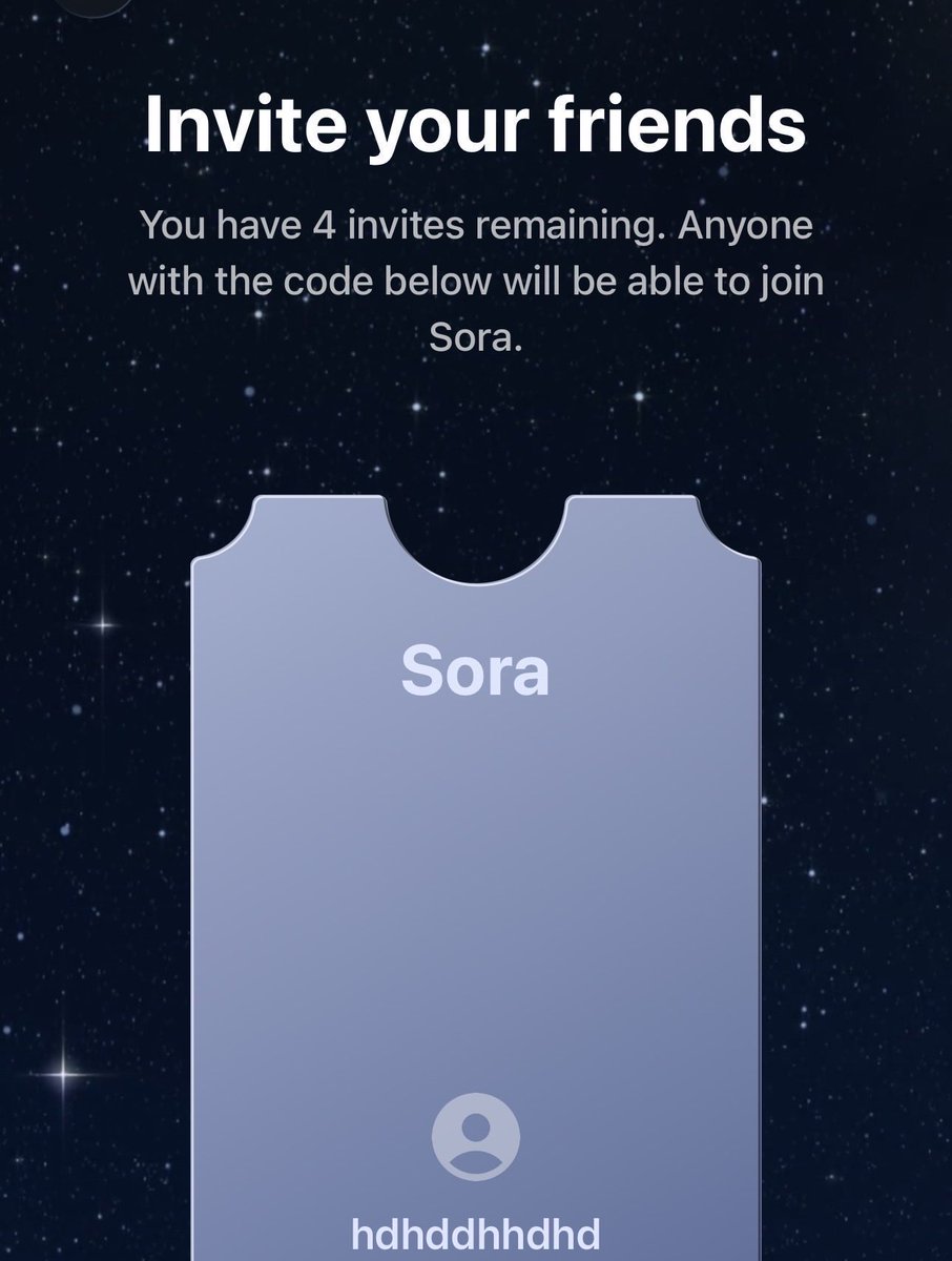 RituWithAI's tweet image. 🚀 50 New Sora 2 Invite Codes Available! 🚀
To claim yours:
1️⃣ Like ❤️ this post
2️⃣ Repost 🔁 to share the news
3️⃣ Comment “CODE” 💬
(Make sure you’re following, or I can’t DM you your code.)
#Sora2 #AI #InviteCode #Giveaway #AIVideo #OpenAI