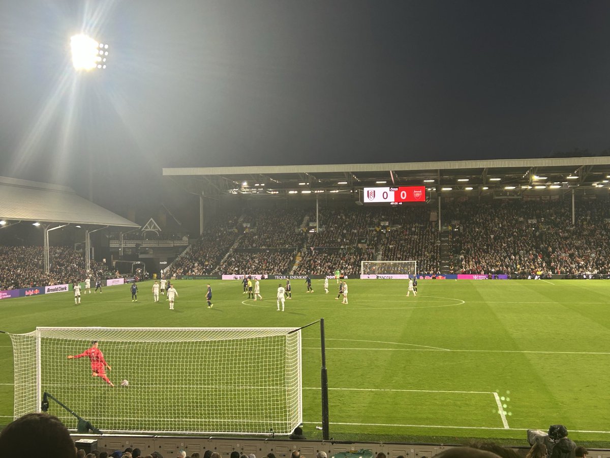 Good first half fulham!! YOUUUU WHITES