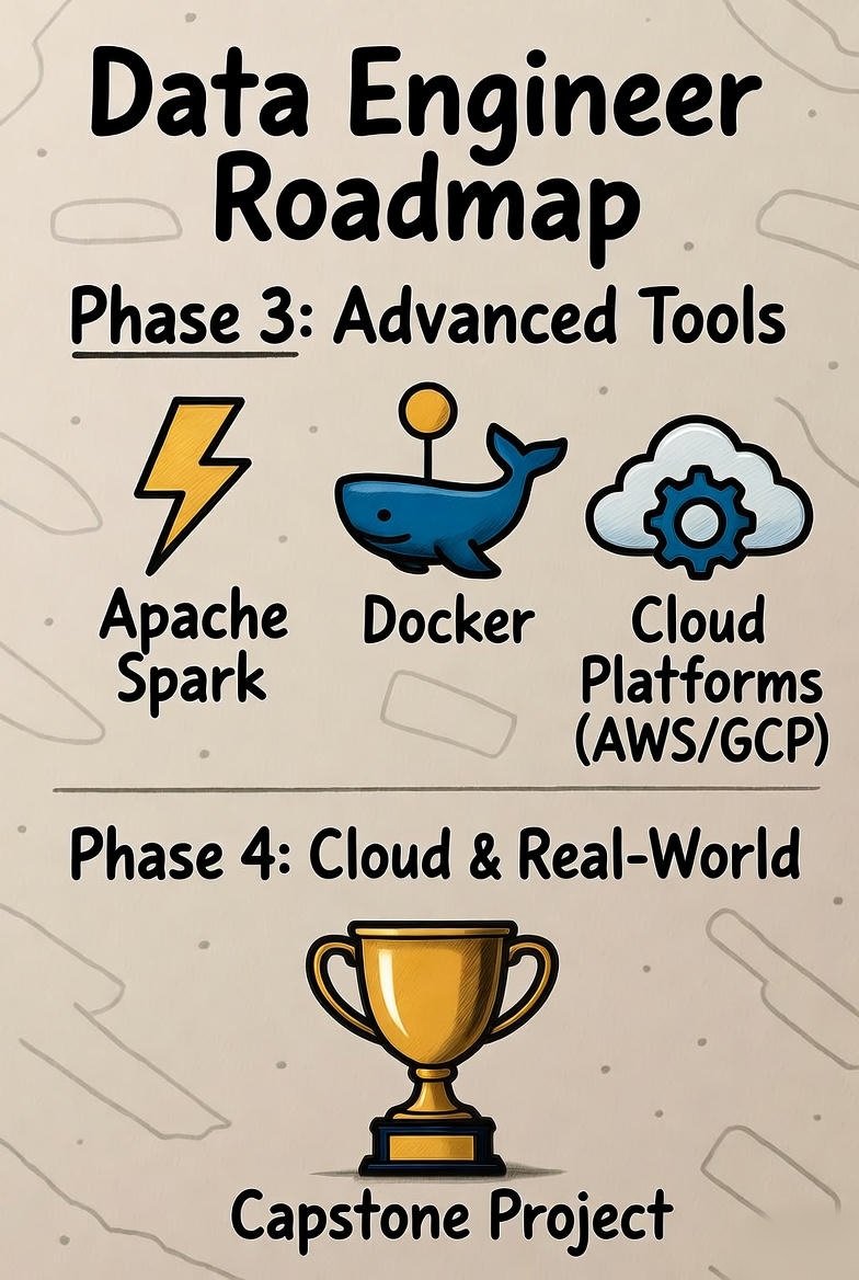 ntntruthme's tweet image. Phần 2 và hai giai đoạn còn lại của #DataEngineer.Mình gửi đến các bạn

Giai đoạn 3: Công Nghệ Dữ Liệu Lớn &amp;amp; Đám Mây (Tuần 19 - 28)

​Giai đoạn này đưa bạn lên một tầm cao mới với khả năng xử lý dữ liệu quy mô lớn và làm việc trên các nền tảng hiện…