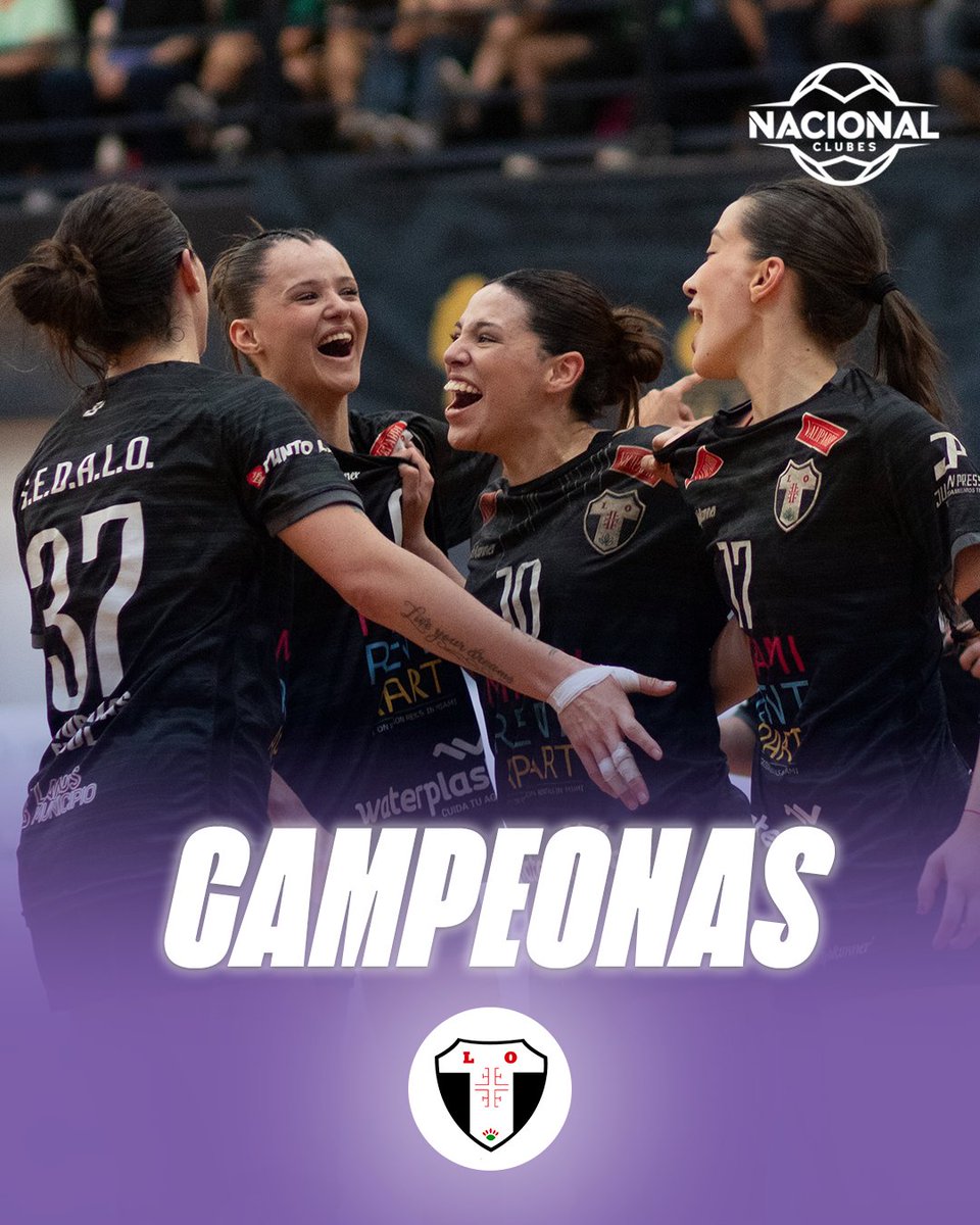 Sedalo gritó campeón 🔥 en el Nacional de Clubes "A" 2025 🏆 femenino por octava vez en su historia luego de vencer por 29:24 al Jockey Club.