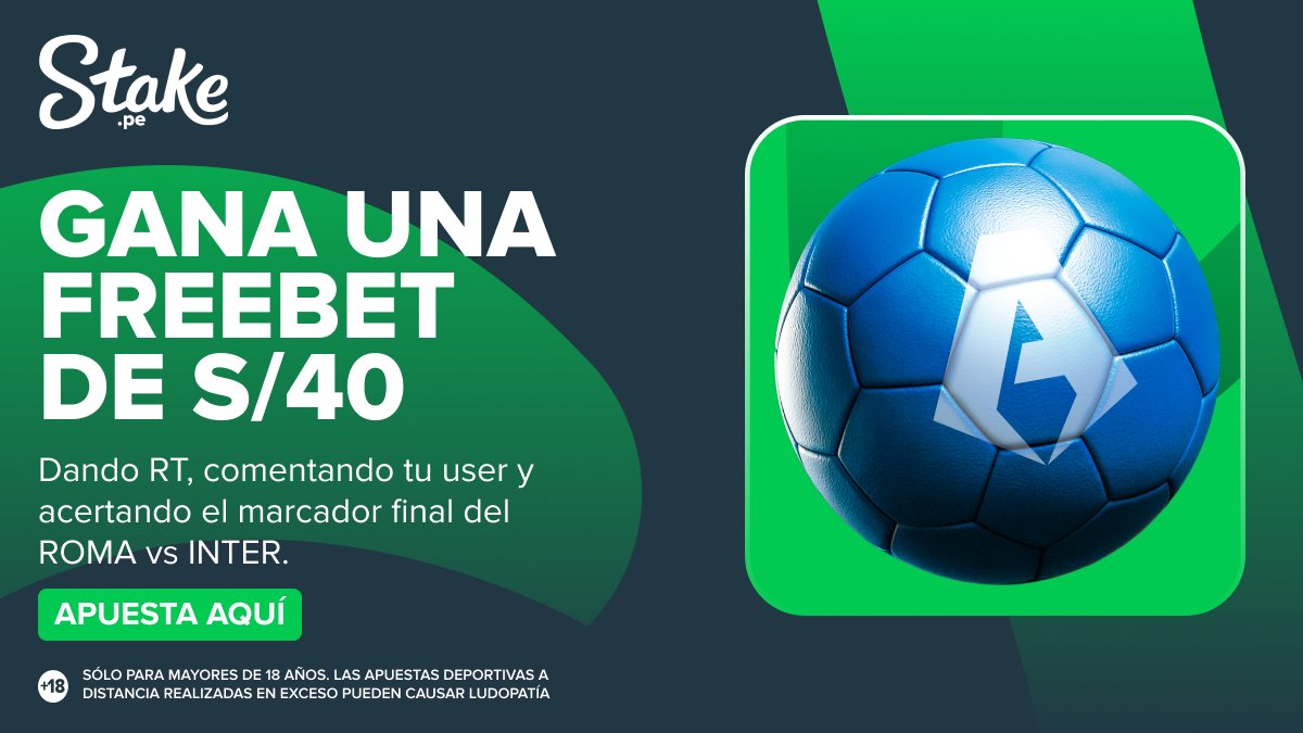 PeruStake's tweet image. ¡Partidazo en la #SerieA! 🇮🇹

Roma 🆚 Inter. ¿Confías en el campeón o te la juegas por la sorpresa romana? 🔥

Sortearemos una freebets de S/40 🤑 entre todos los Stakers que den RT y acierten el marcados final del partido 🎯

Apuesta aquí ➡️ bit.ly/4ncdPco