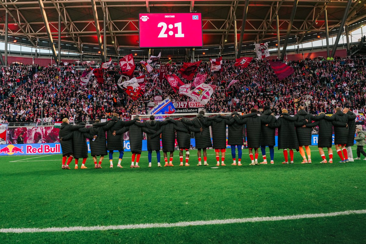 Habt einen schönen Abend, #RBL-Fans! 🫶

#RBLHSV #Bundesliga