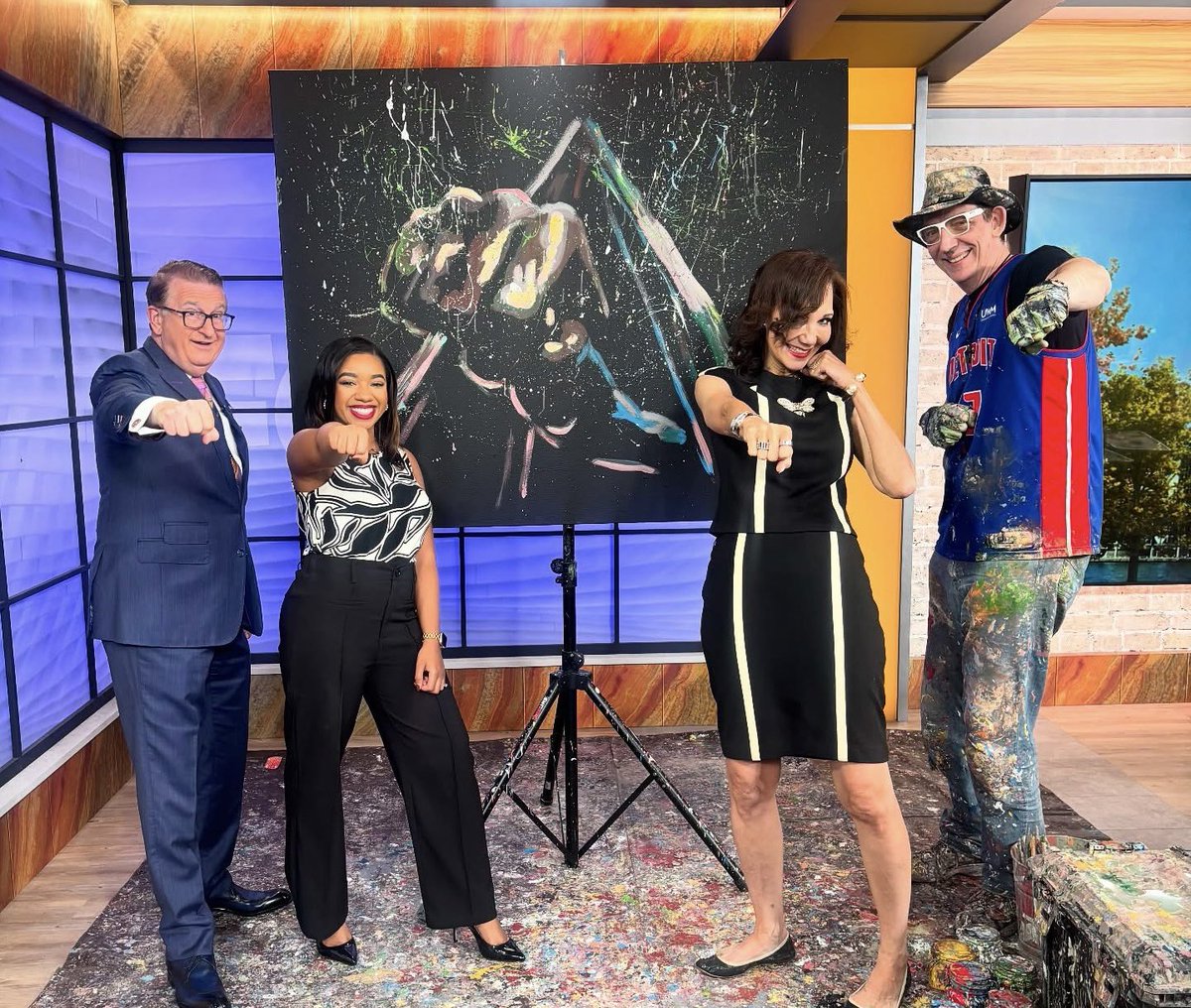 Had a great time on <a href="/FOX2News/">FOX 2 Detroit</a> with <a href="/charlielangton/">Charlie Langton</a> <a href="/JamieSherrodTV/">Jamie Sherrod</a> and <a href="/LoriPinsonFOX2/">Lori Pinson Fox 2</a> promoting a fundraiser I’ll be painting at next Saturday at Motor City Casino for the <a href="/CrohnsColitisFn/">Crohn's & Colitis Foundation</a>

For more info, visit crohnscolitisfoundation.org/events/evening…