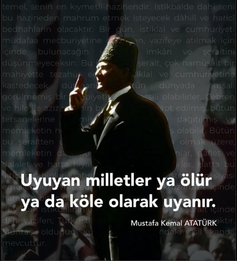 Demedi demeyin diyeceğim de kafalar almıyor maalesef...