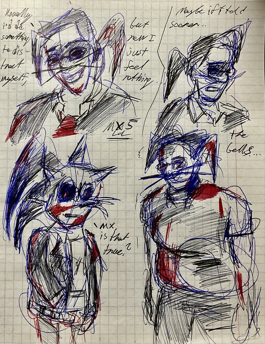 SOMAS_2000's tweet image. #triachel #powercycles 

The mizu5 thing gave me inspiration to draw my AU MX and Lord X some more