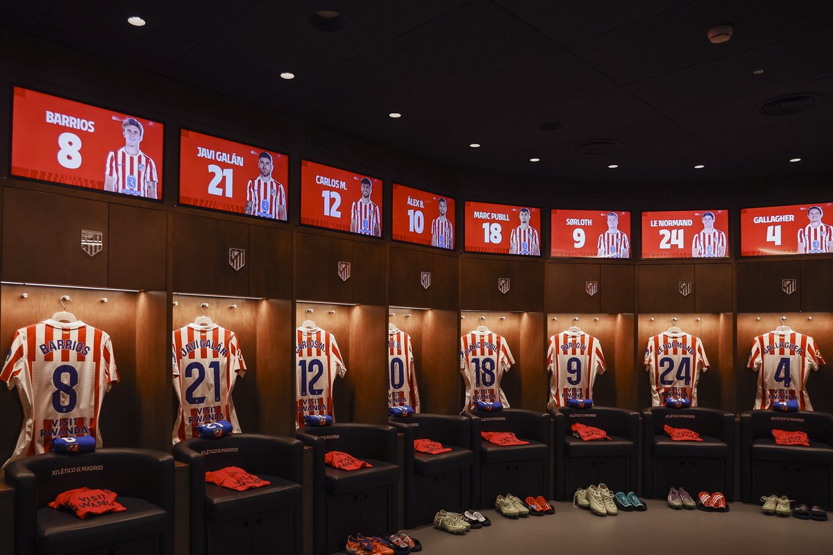 🚨 INFORMA <a href="/RuizAntonito/">Antonio Ruiz</a> 
💥 Este es el once del <a href="/Atleti/">Atlético de Madrid</a> ante <a href="/Osasuna/">C. A. OSASUNA</a> 

🥅 Oblak
🚷 Llorente, Giménez, Le Normand, Hancko
🧠 Barrios Koke Baena Nico;
🚀 Julián y Griezmann

➡️ Jornada 9 #LaLiga
#AtletiOsasuna