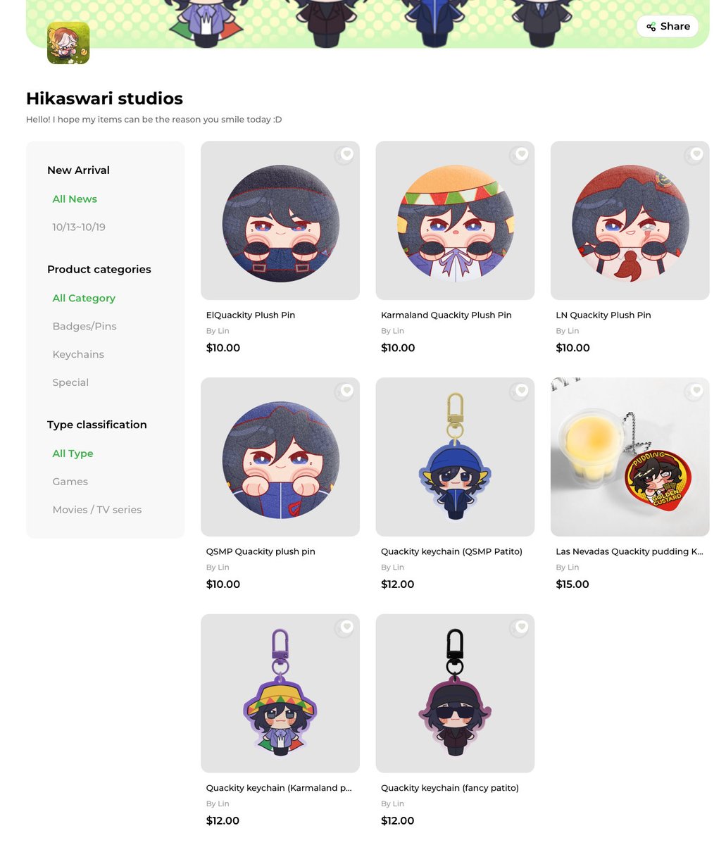 Hola patitos 🥹 my Quackity fanmerchs are on sale right now!! Please do check it out hihi I want to share the Quackity merchs I made to the world and YES!! It has worldwide shipping!! #Quackity #Quackityfanart

acggoods.com/store/hikaswar…
